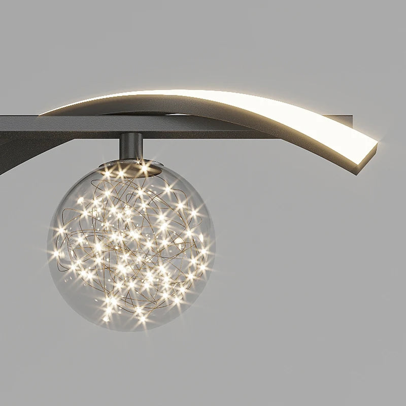 suspension led minimaliste moderne à intensité variable pour intérieur - vue 6 sur 9