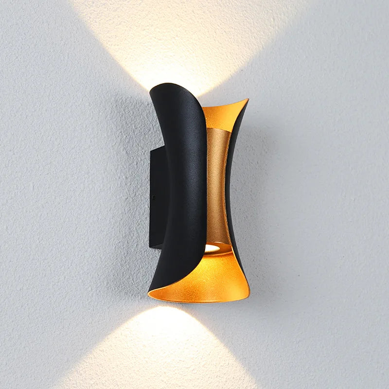 10W 20W 30W up down led wall lamp warm white or white 6000k wall light with black or white wall sconce housing AC85-265V - vue 2 sur 8