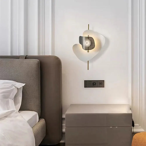 Postmodern Nordic design stainless steel minimalist wall light - vue 5 sur 8