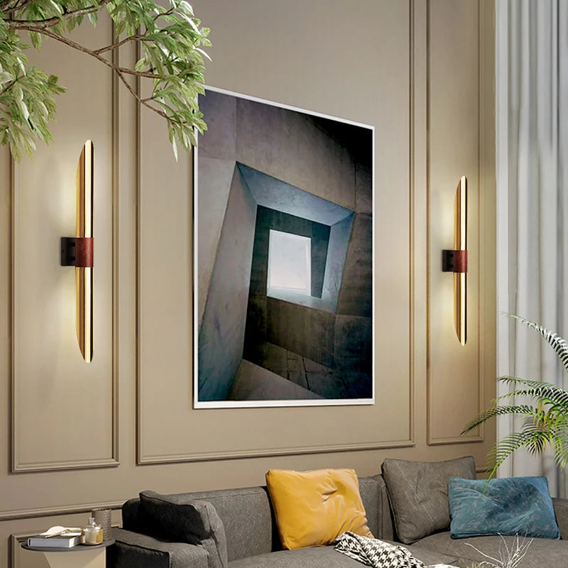 applique murale métallique décorative 	 imitation bois - vue 5 sur 8