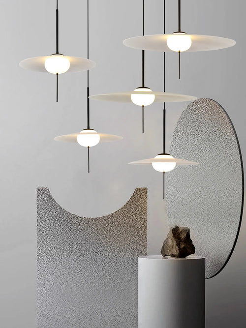 lustre moderne danois design ufo pour ambiance luxueuse - vue 2 sur 8