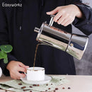 Cafetière italienne induction acier inoxydable design classique