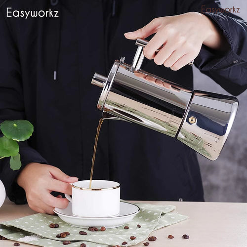 Cafetière italienne inox design induction easyworkz diego