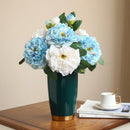 Artificial silk peony plant for interior decoration realistic flowers