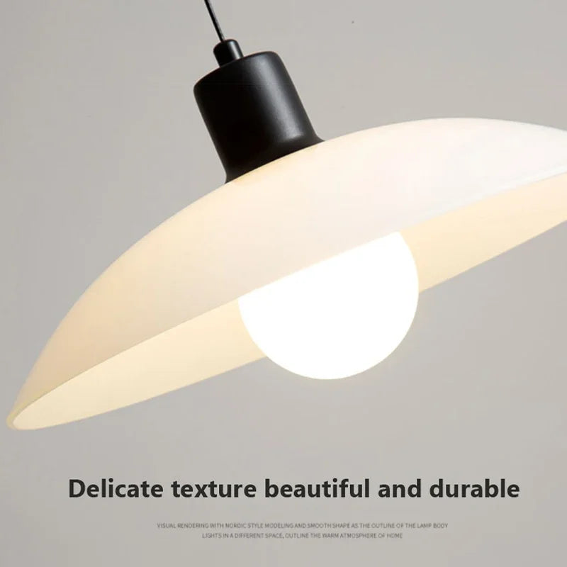 Modern minimalist LED pendant light for decorative lighting - vue 6 sur 9
