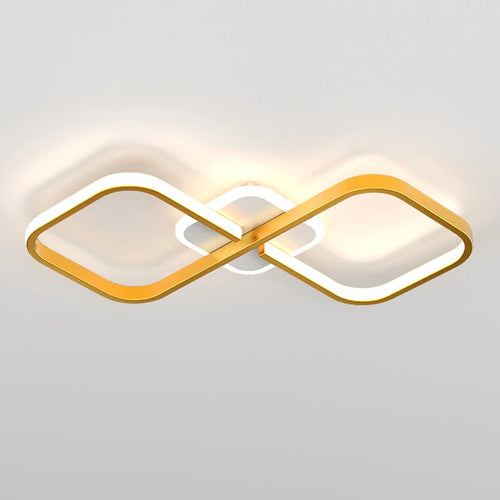 Modern nordic minimalist LED ceiling light for a creative atmosphere - vue 5 sur 11