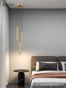 Minimalist copper pendant light for elegant interior decor