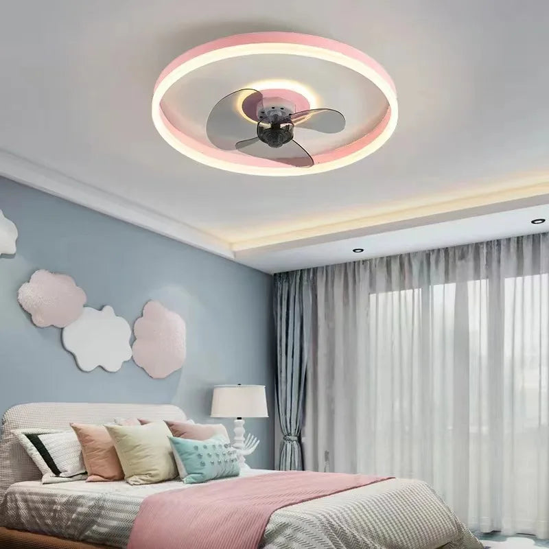 plafonnier led moderne avec ventilateur pour éclairage intérieur - vue 7 sur 11
