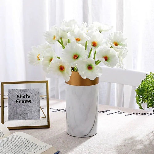 fleur de pavot artificielle pour décoration de mariage et intérieure - vue 5 sur 14