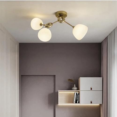 Minimalist American ceiling light for stylish interior decor - vue 3 sur 6