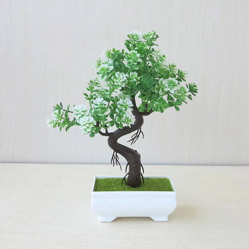plantes artificielles décoratives bonsaï en pot pour jardin zen - vue 21 sur 25
