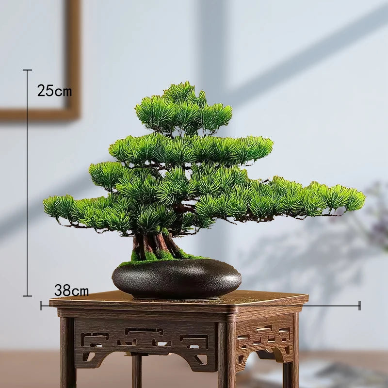 décoration intérieure faux arbre bonsaï style chinois pour un paysage apaisant - vue 13 sur 33
