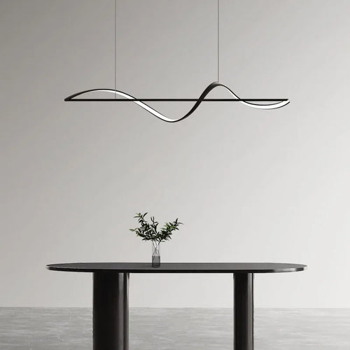 lustre moderne de restaurant bande longue minimaliste nouvelle collection 2023