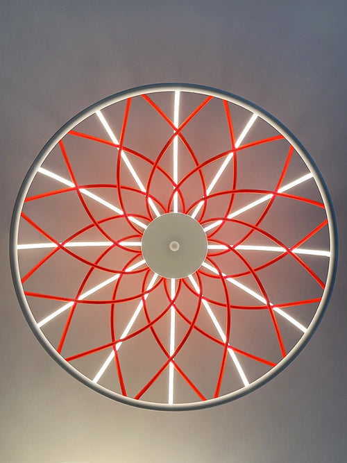 lustre design nordique pour restaurant café art italien tissé