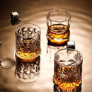 Verre whisky gravé style old fashioned classique