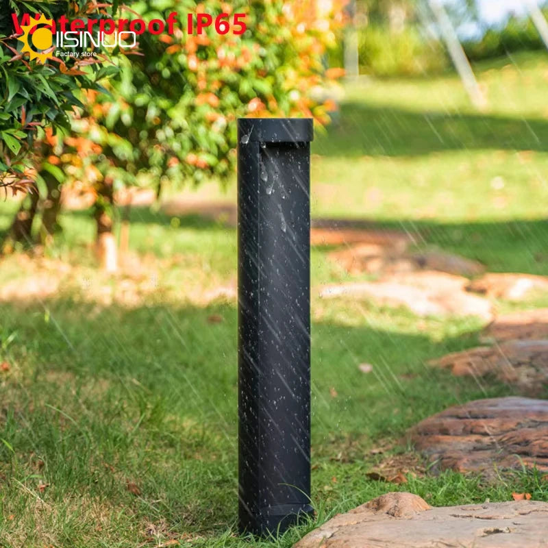 Waterproof outdoor post light for garden and park lighting - vue 9 sur 9
