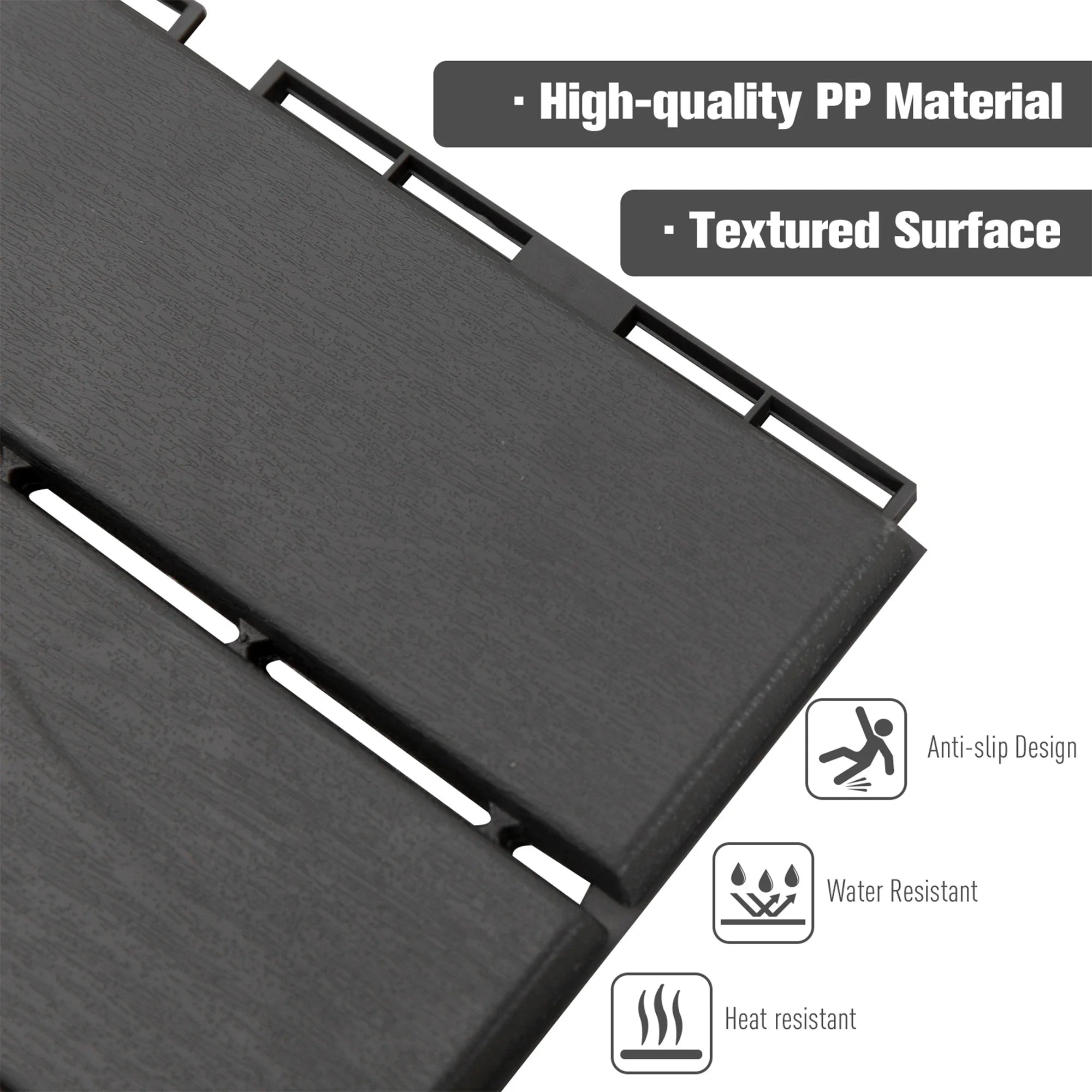 Carrelage exterieur clipsable 30x30 lot 9 dalles terrasse - vue 7 sur 7