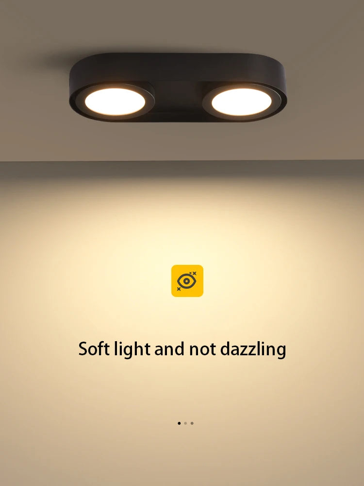 led spot ultra-mince monté en surface 2 et 3 têtes - vue 5 sur 9