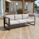 canapés de jardin en aluminium étanche mobilier extérieur combiné