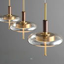 Nordic copper minimalist chandelier for elegant interiors