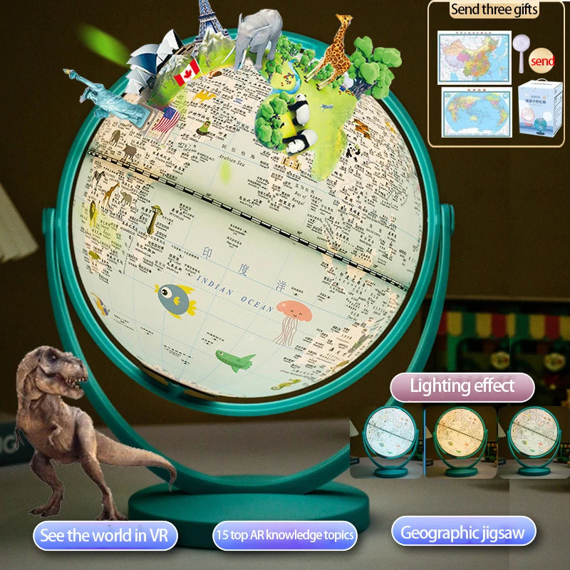 lampe de bureau intelligente avec globe cadeau créatif pour enfants - vue 13 sur 14