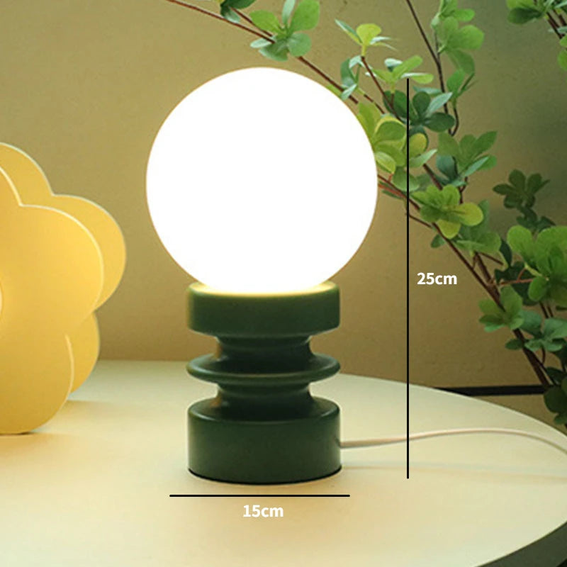 lampe à poser design en verre pour une ambiance chaleureuse - vue 10 sur 10