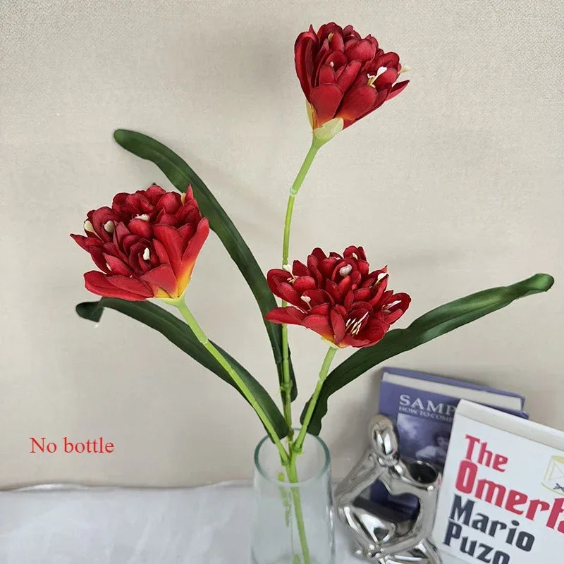 fleurs artificielles en soie pour décoration de mariage et jardin