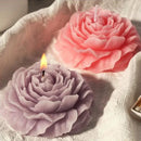 bougie parfumée fleur de pivoine en cire de soja décorative