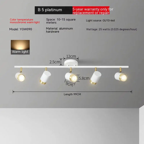 haoze gu10 led plafonniers maison magasin - vue 17 sur 17