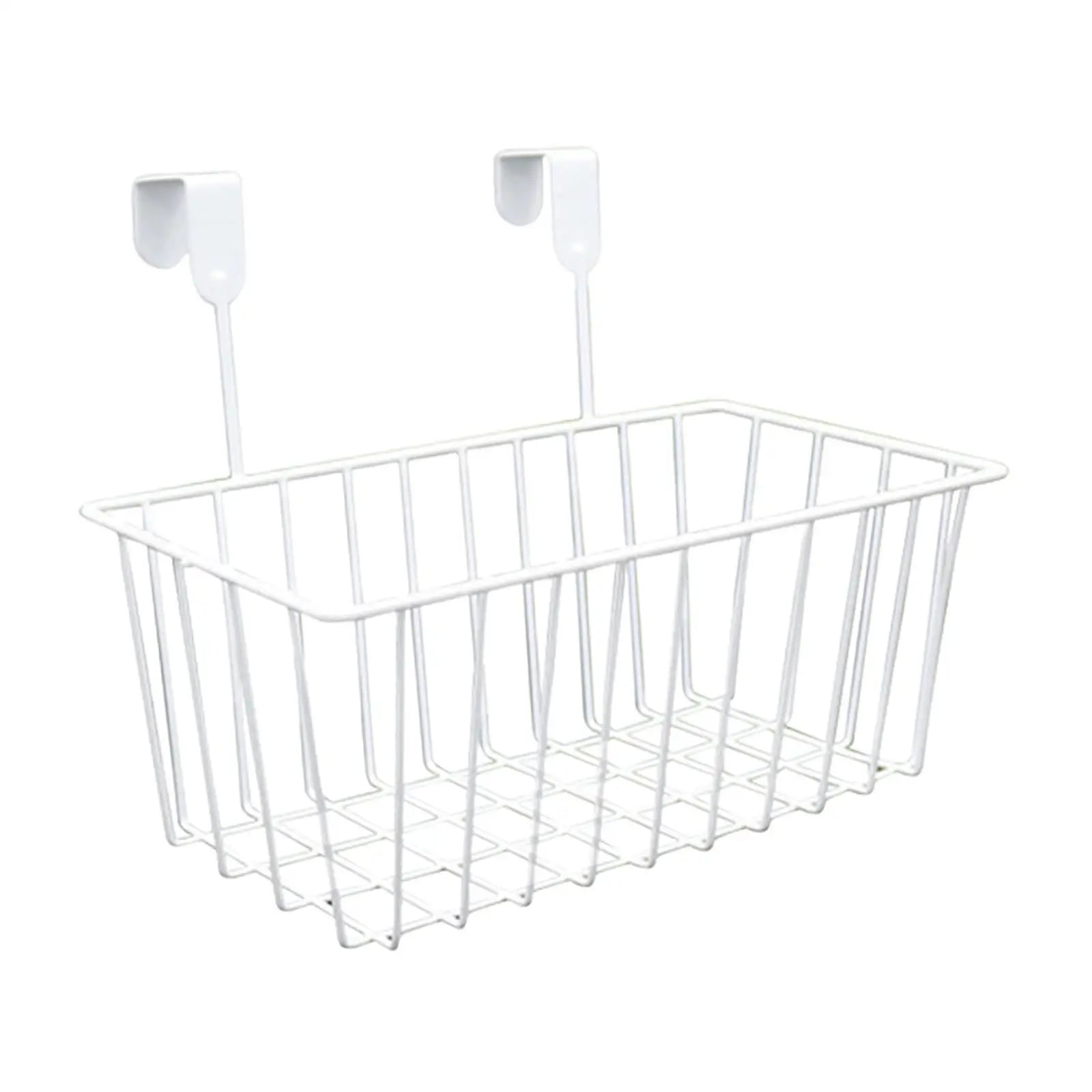 over the closet door, organizer, basket, grid, storage baskets with hooks, wire - vue 7 sur 8