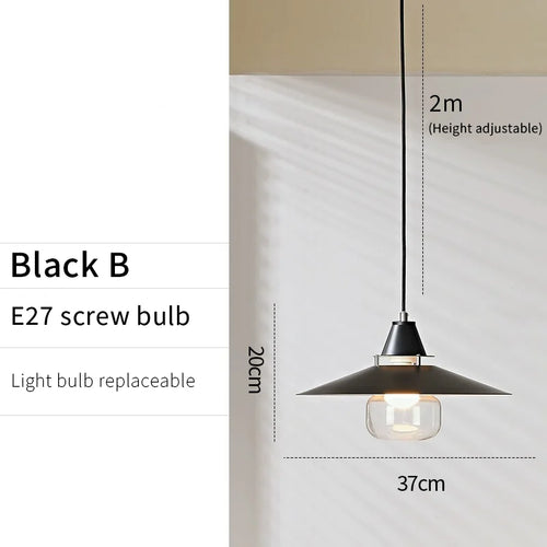 Original umbrella-shaped pendant light with colourful design for interior decoration - vue 12 sur 14