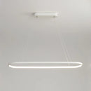Modern LED ring for minimalist suspended decor