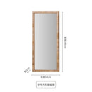Full length mirror, floor mirror, girls' makeup, dressing, dressing, rattan net, Nordic fitting mirror, ins