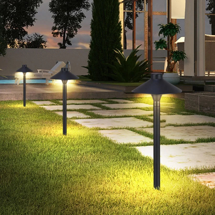 lumière extérieure LED étanche pour jardin et pelouse - vue 3 sur 10
