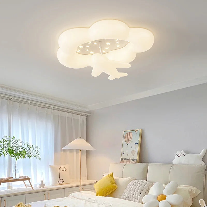 plafonnier pétales de vent éclairage décoratif pour intérieur - vue 6 sur 7