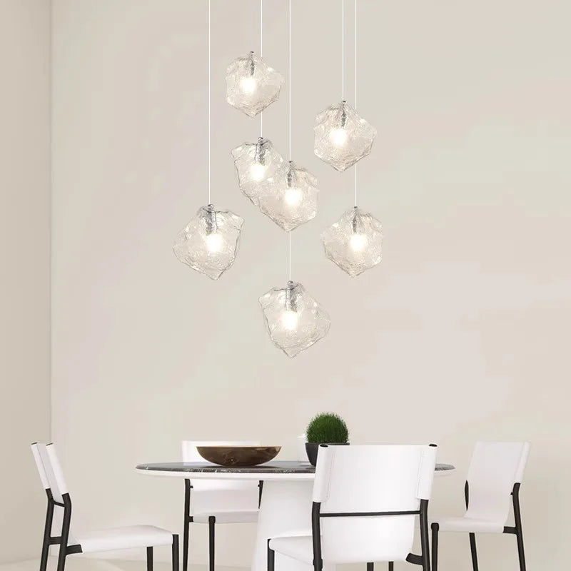 lustre moderne à led pour éclairage intérieur suspendu - vue 3 sur 18