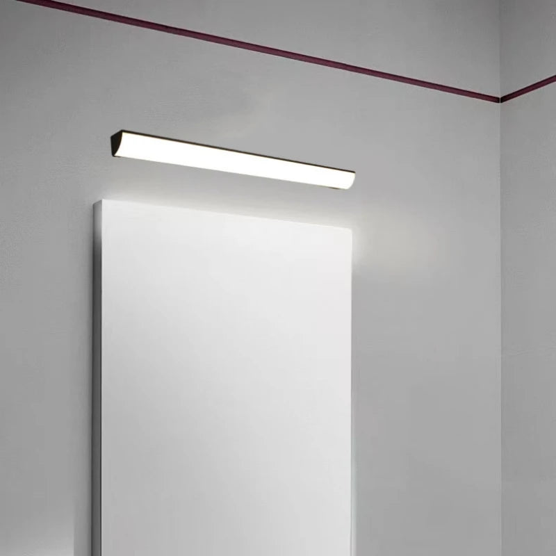 applique murale miroir en aluminium ligne simple