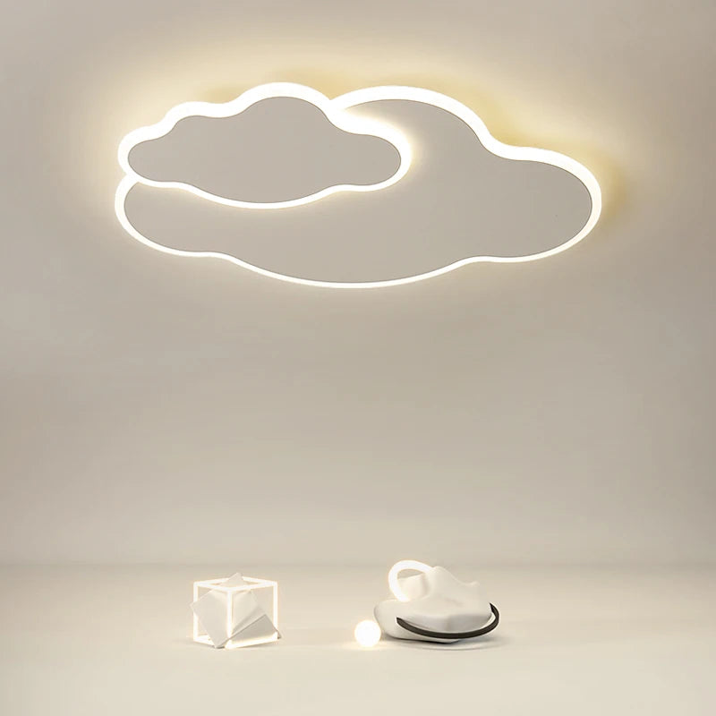 plafonnier moderne à leds avec télécommande pour éclairage intérieur - vue 4 sur 14