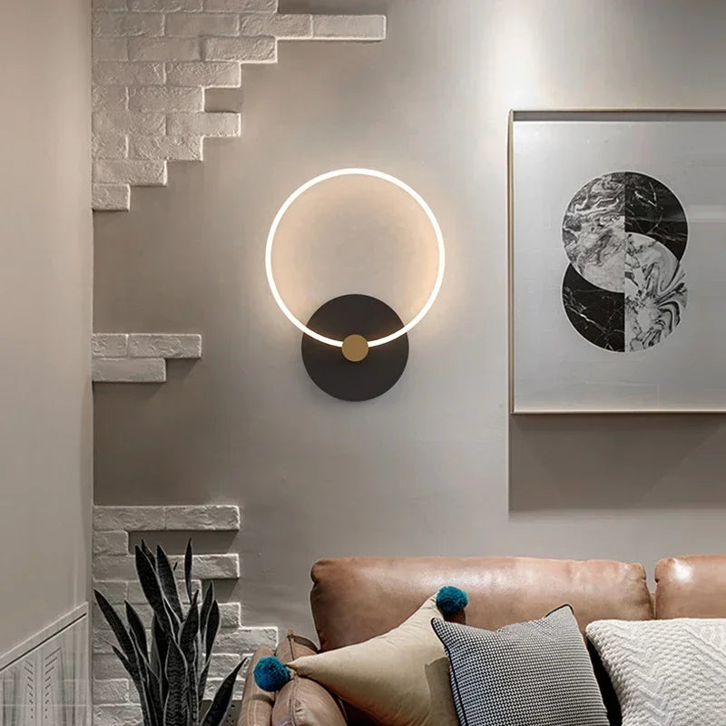 applique murale led moderne style nordique simple décoratif - vue 6 sur 14