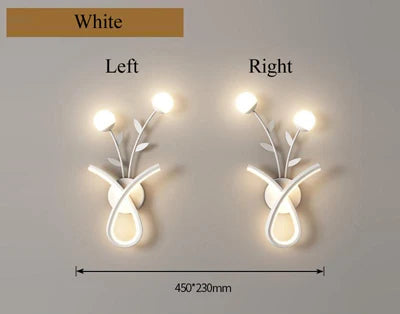 applique murale led style nordique lumière créative design moderne - vue 7 sur 12