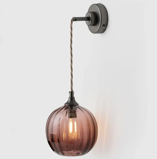 Decorative glass wall light nordic minimalist style