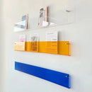 support mural en acrylique transparent pour magazines et livres