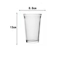 Mug en verre transparent style bubble tea coréen