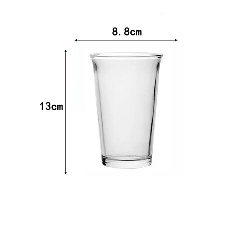 Mug en verre transparent style bubble tea coréen