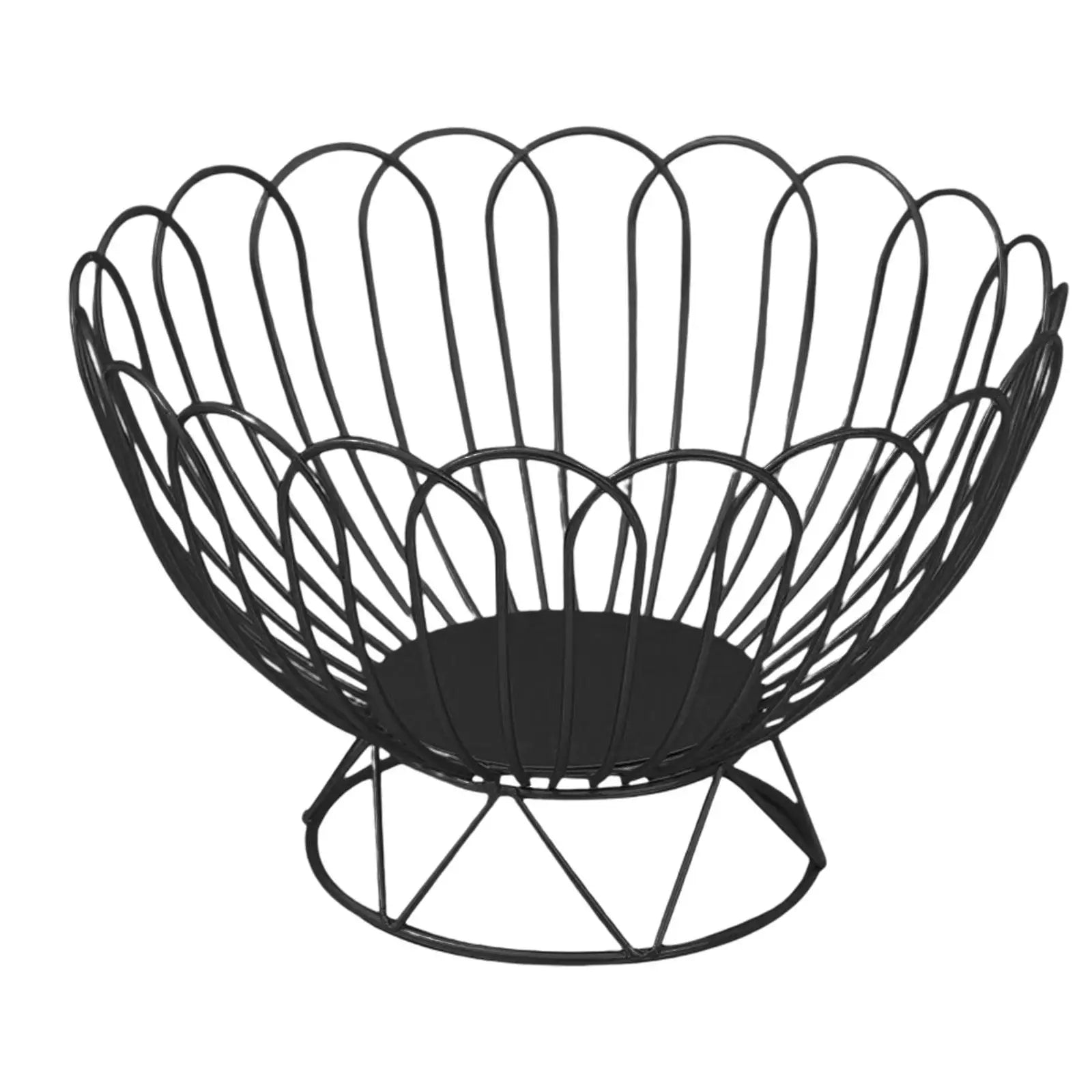 Iron Wire Fruit Basket, Fruit Storage Bowls Decorative Stand for Kitchen Counter