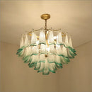 lustre de luxe en verre avec suspension led suspendu