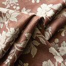 Rideau jacquard style rétro occultant pour chambre salon