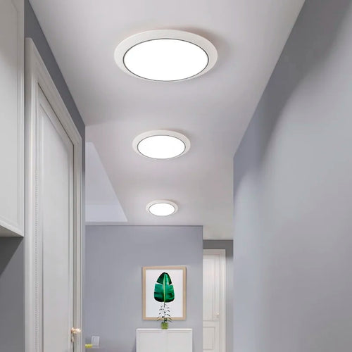 lustre led ultra-mince trois-preuve circulaire moderne minimaliste