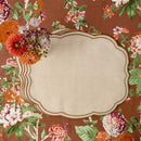 Serviette de table coton style moderne lot quatre