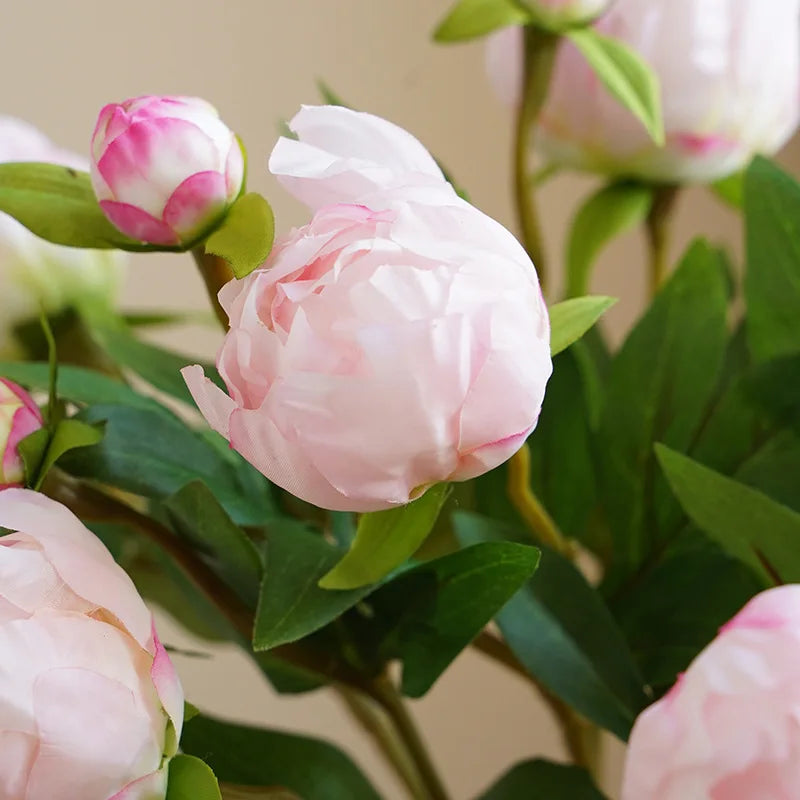 têtes de fleurs de pivoine artificielles pour décoration et bricolage - vue 4 sur 9
